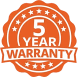 5 Year Warranty 5 Year Warranty