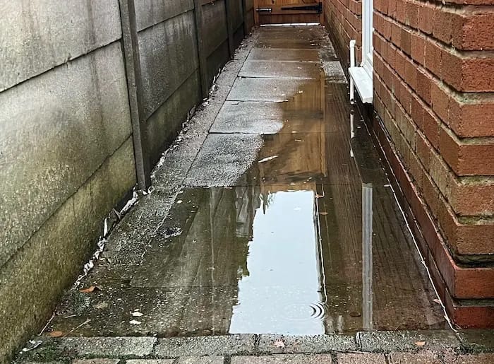 How to fix pooling water next to my home How to fix pooling water next to my home