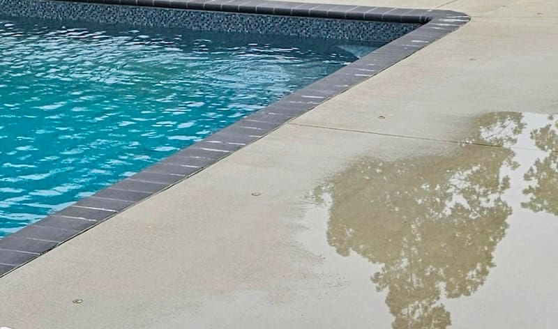 Fix pooling water Fix pooling water