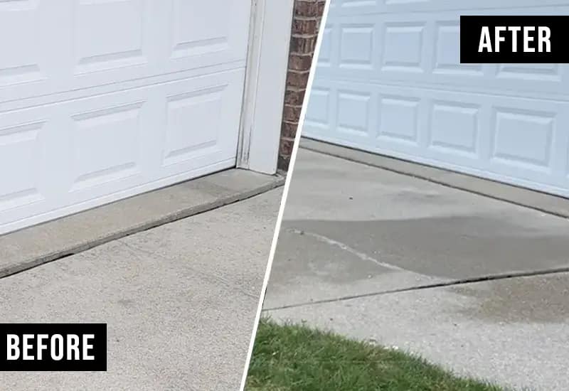 Driveway approach lifting Butler IN Driveway approach lifting Butler IN