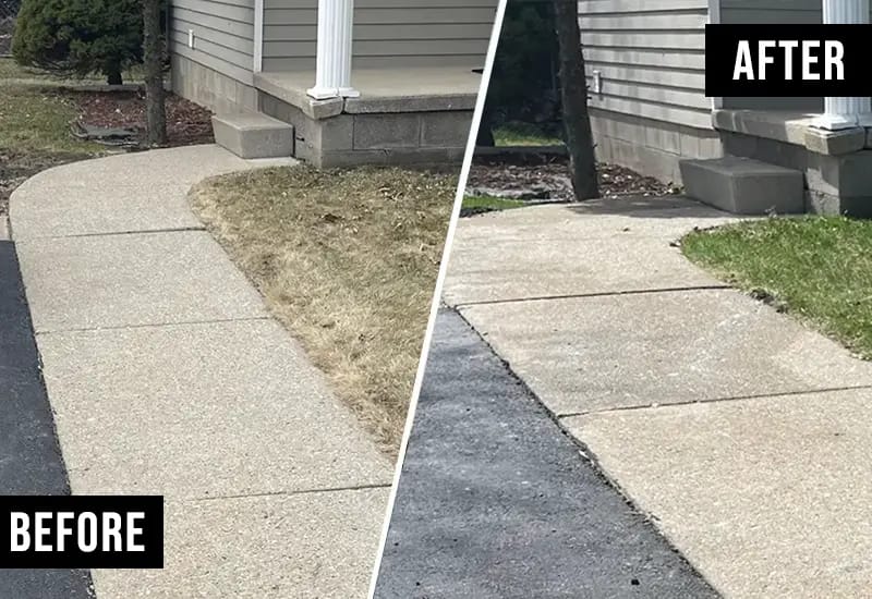 Walkway trip hazard repair Grabill Walkway trip hazard repair Grabill